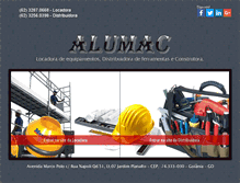 Tablet Screenshot of alumac.ind.br
